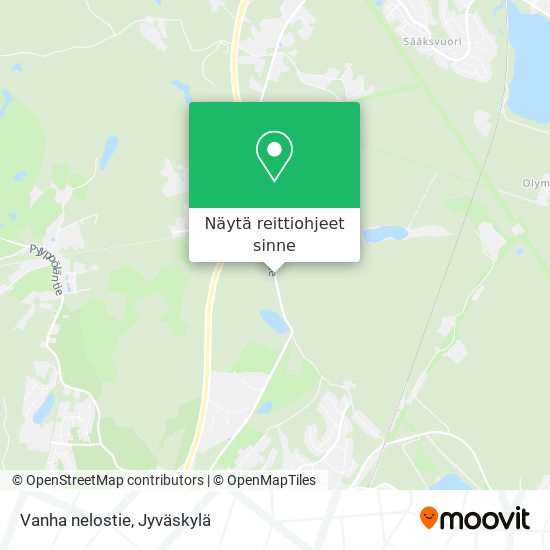 Vanha nelostie kartta