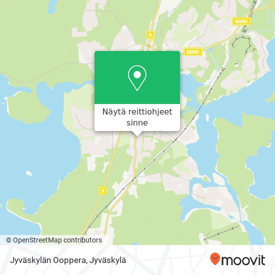 Jyväskylän Ooppera kartta