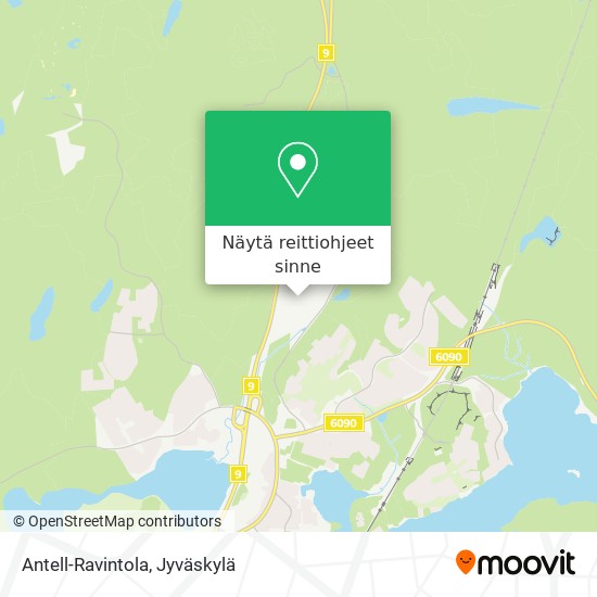 Antell-Ravintola kartta