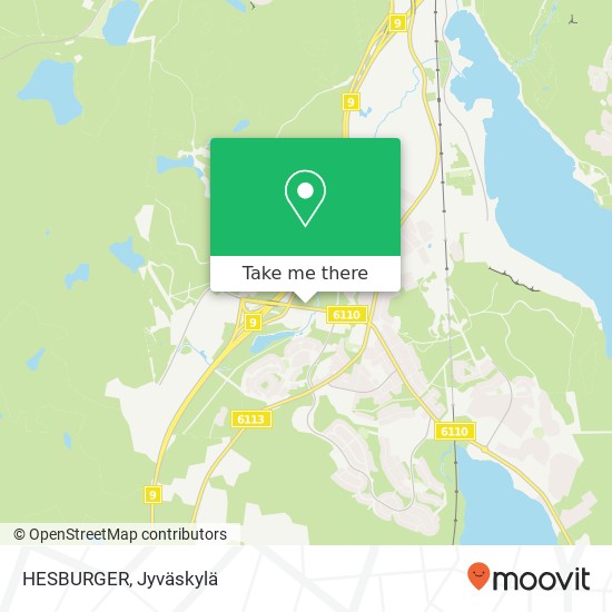 HESBURGER, Eteläväylä 14 FI-40530 Jyväskylä kartta