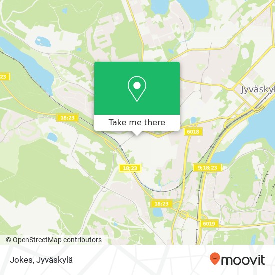Jokes, Kukkumäentie 31 FI-40630 Jyväskylä kartta