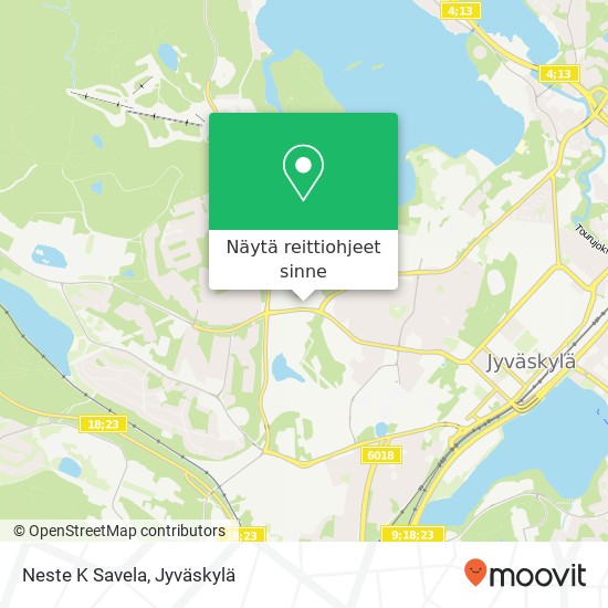 Neste K Savela, Vehkakatu 2 FI-40700 Jyväskylä kartta