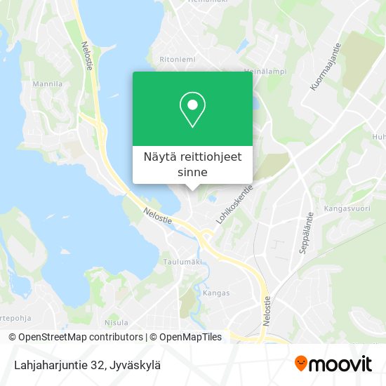 Lahjaharjuntie 32 kartta