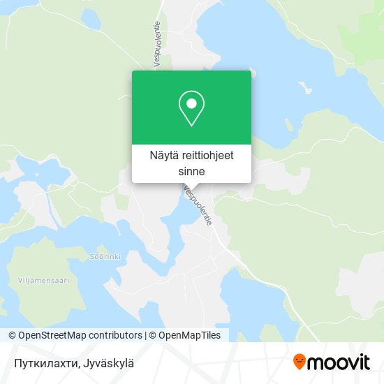 Путкилахти kartta