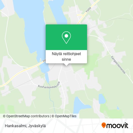 Hankasalmi kartta