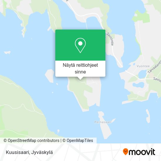 Kuusisaari kartta