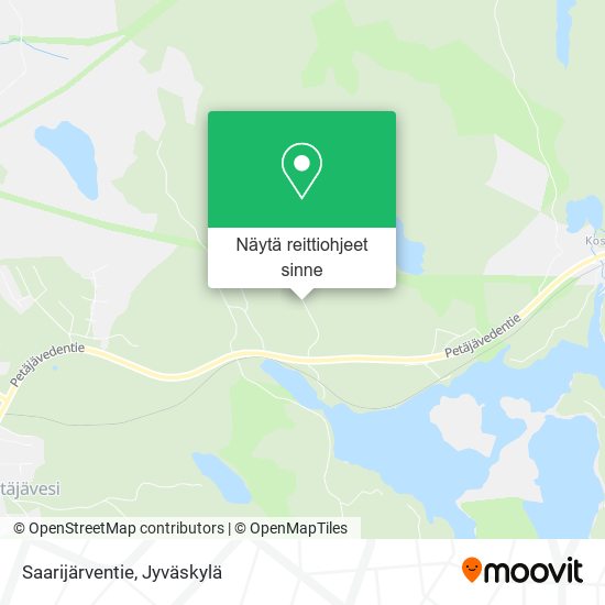 Saarijärventie kartta
