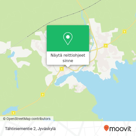 Tähtiniementie 2 kartta