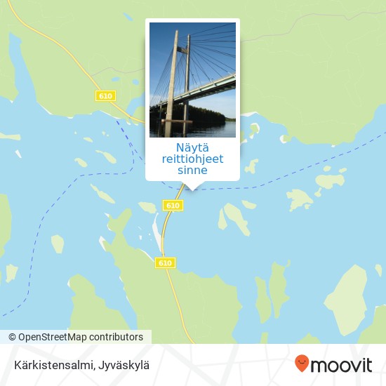 Kärkistensalmi kartta