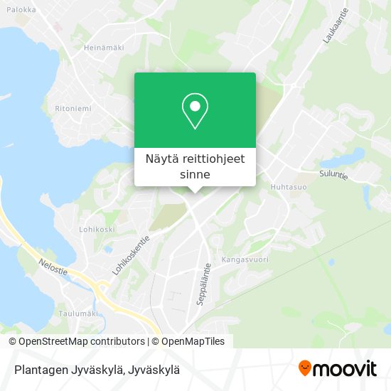Plantagen Jyväskylä kartta
