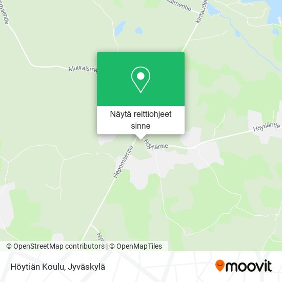 Höytiän Koulu kartta