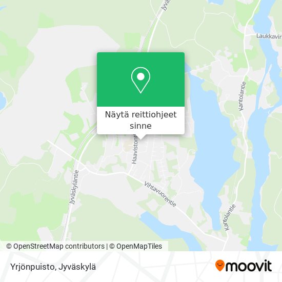 Yrjönpuisto kartta