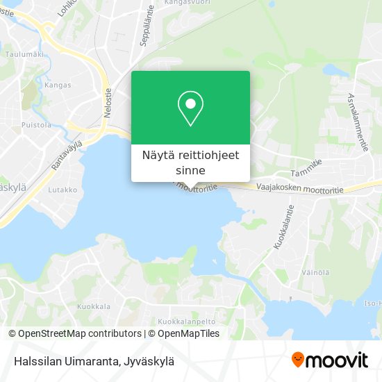 Halssilan Uimaranta kartta