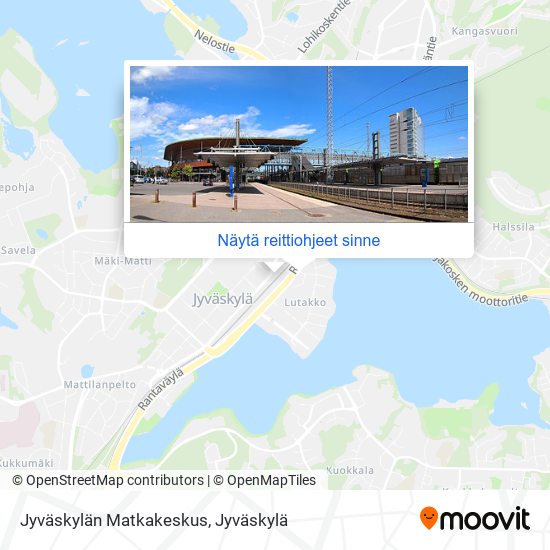 Jyväskylän Matkakeskus kartta