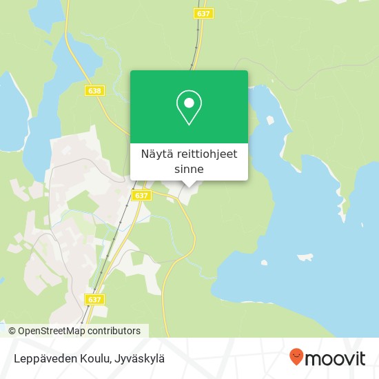 Leppäveden Koulu kartta