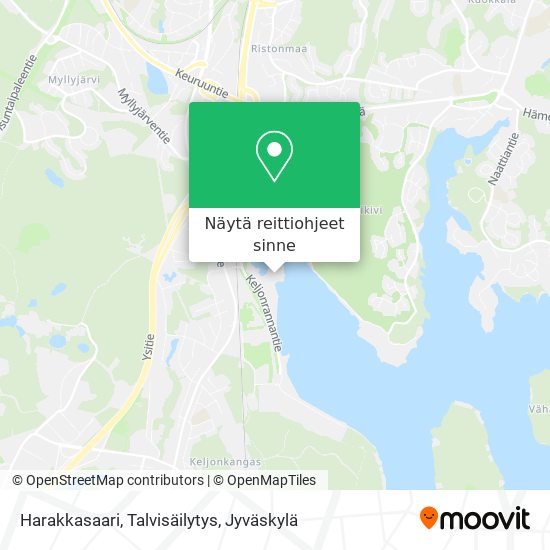 Kuinka päästä kohteeseen Harakkasaari, Talvisäilytys paikassa Jyväskylä  kulkuvälineellä Bussi?