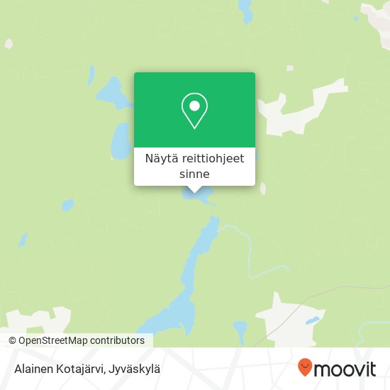 Alainen Kotajärvi kartta