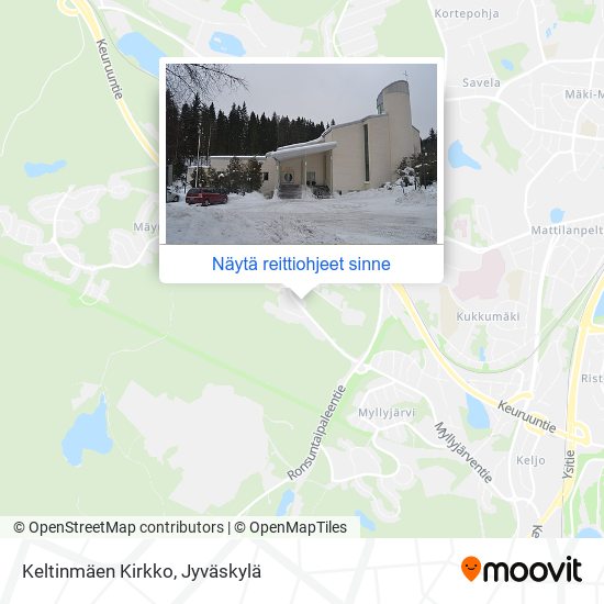 Kuinka päästä kohteeseen Keltinmäen Kirkko paikassa Jyväskylä  kulkuvälineellä Bussi?