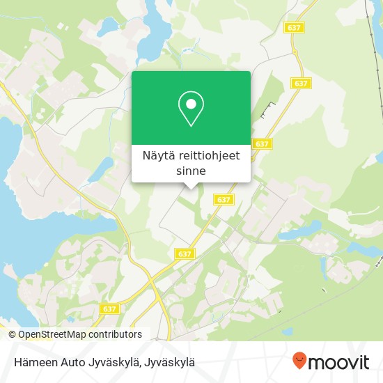 Hämeen Auto Jyväskylä kartta