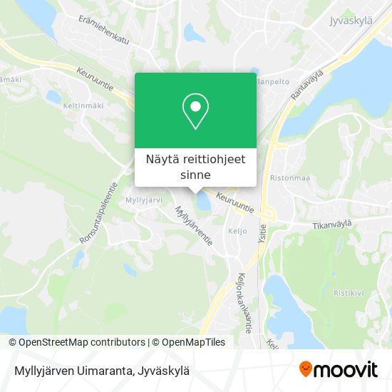 Myllyjärven Uimaranta kartta