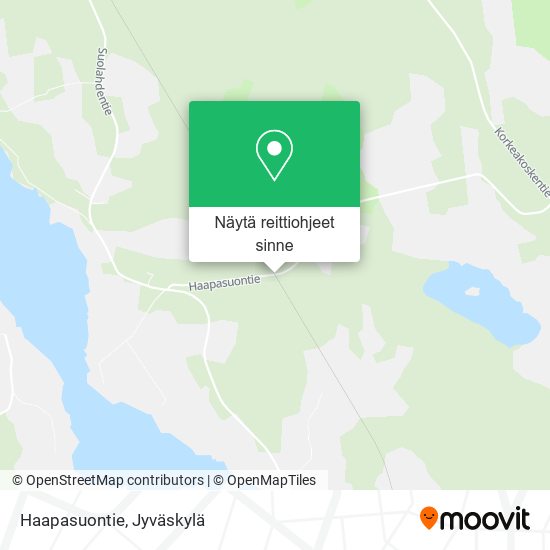 Haapasuontie kartta