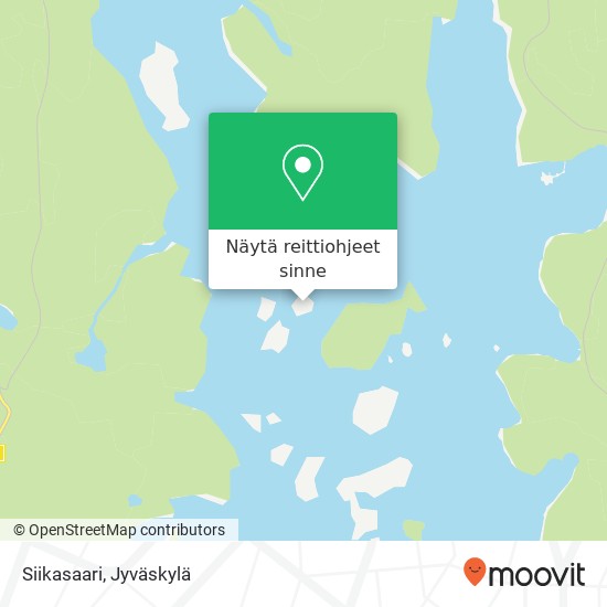 Siikasaari kartta