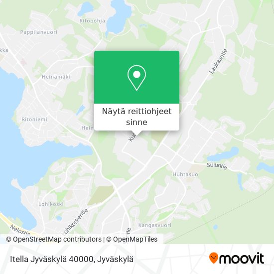Itella Jyväskylä 40000 kartta