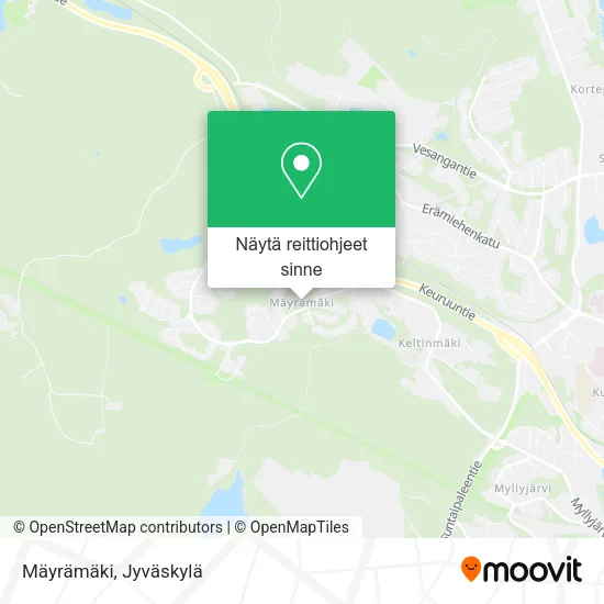 Mäyrämäki kartta