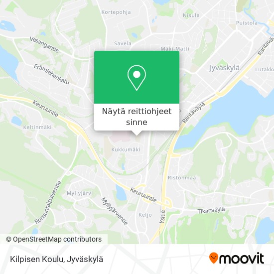 Kilpisen Koulu kartta