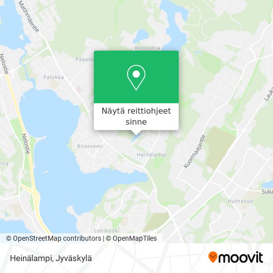 Kuinka päästä kohteeseen Heinälampi paikassa Jyväskylä kulkuvälineellä  Bussi?
