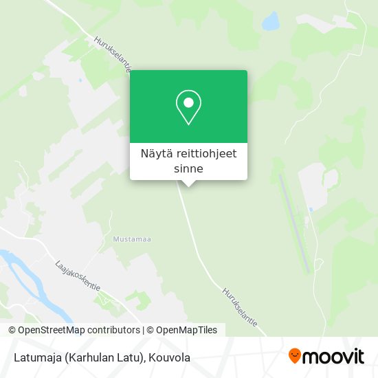Latumaja (Karhulan Latu) kartta