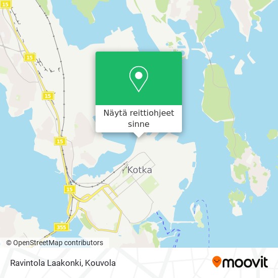 Ravintola Laakonki kartta
