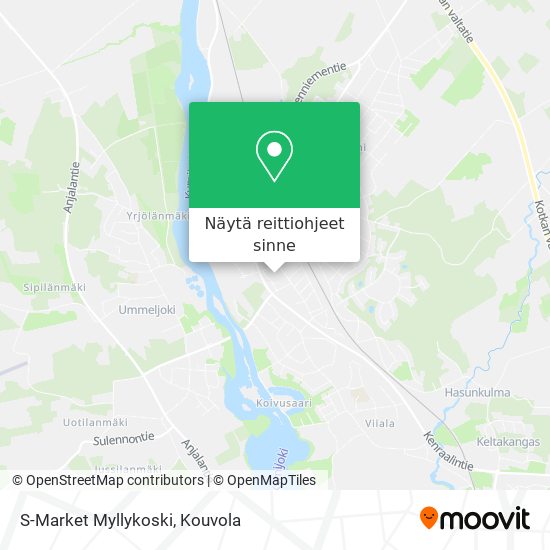 S-Market Myllykoski kartta
