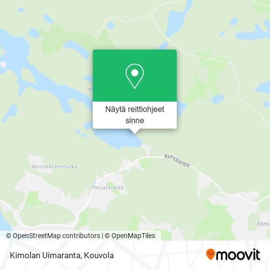 Kimolan Uimaranta kartta