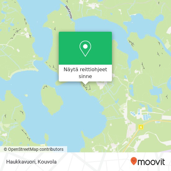 Haukkavuori kartta