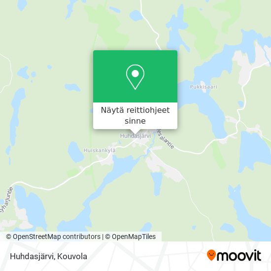 Kuinka päästä kohteeseen Huhdasjärvi paikassa Jaala kulkuvälineellä Bussi?