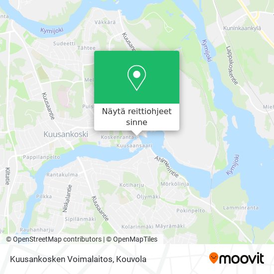 Kuusankosken Voimalaitos kartta