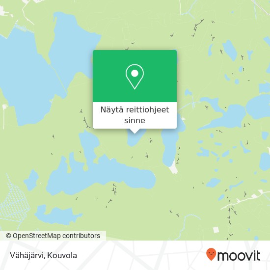 Vähäjärvi kartta