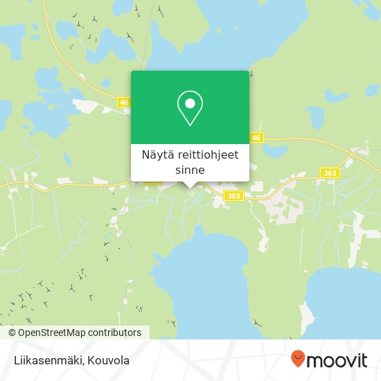 Liikasenmäki kartta