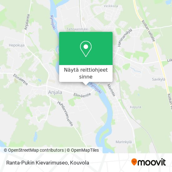 Ranta-Pukin Kievarimuseo kartta