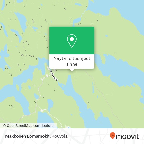 Makkosen Lomamökit kartta