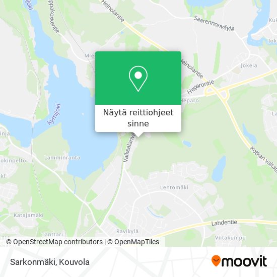 Kuinka päästä kohteeseen Sarkonmäki paikassa Valkeala kulkuvälineellä Bussi?