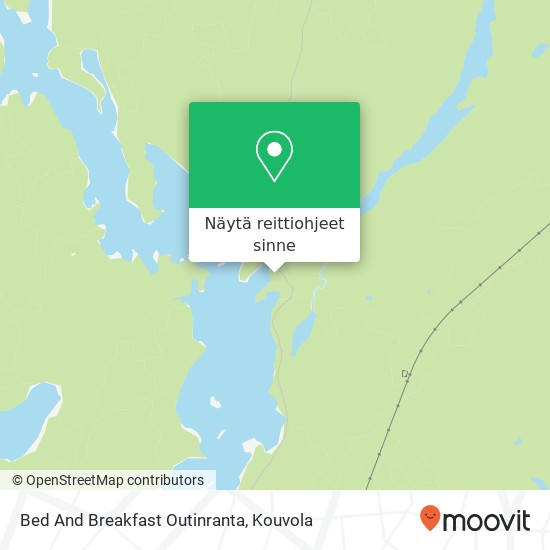 Bed And Breakfast Outinranta kartta