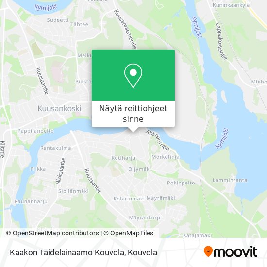 Kaakon Taidelainaamo Kouvola kartta