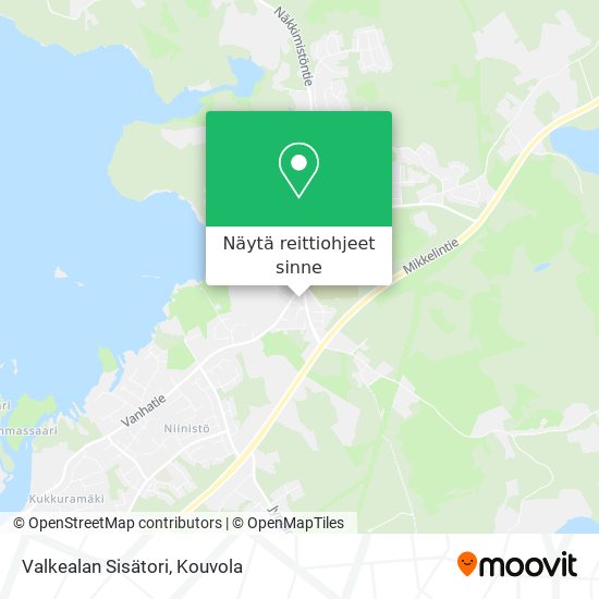 Valkealan Sisätori kartta