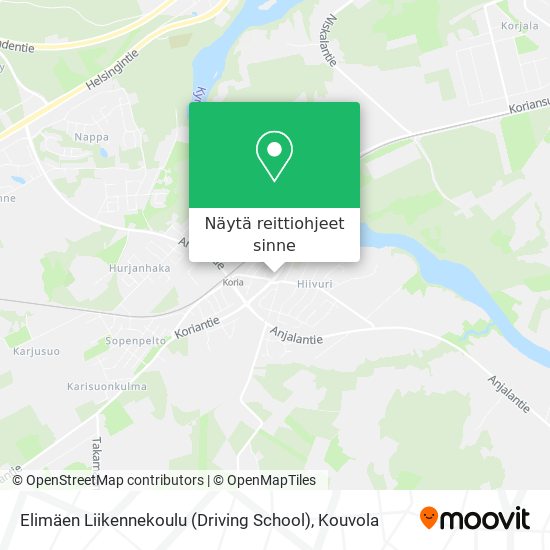 Elimäen Liikennekoulu (Driving School) kartta