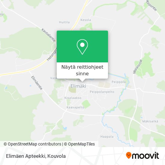 Elimäen Apteekki kartta