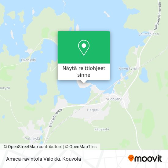 Amica-ravintola Viilokki kartta