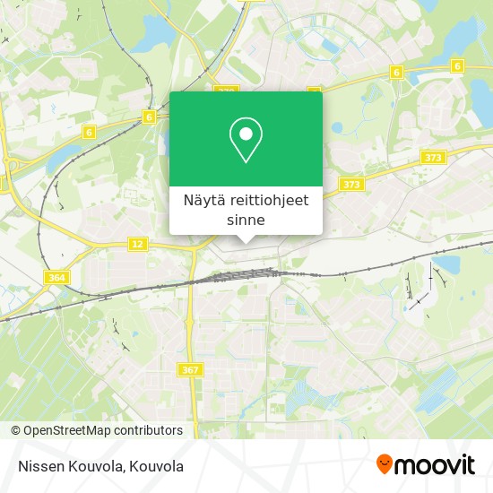 Nissen Kouvola kartta