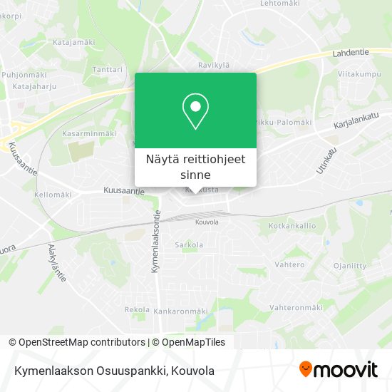 Kymenlaakson Osuuspankki kartta